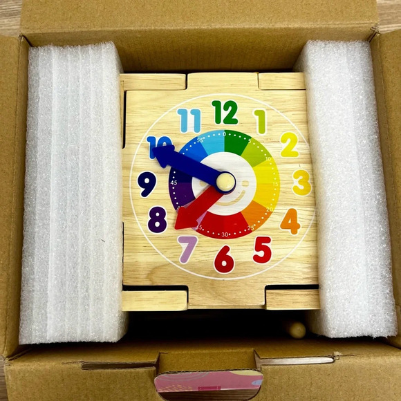 8 in 1 Wooden Activity Cube for Toddlers Montessori Toys Toddler Activity Center - Picture 7 of 8